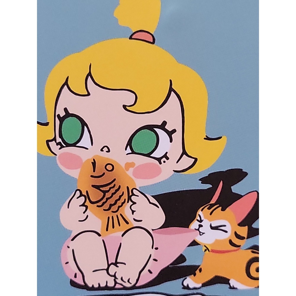 POP MART Baby Molly & Baby Tabby Series Figure - Sneak a Bite